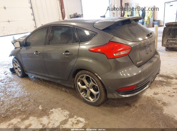 1FADP3L90HL283461 2017 FORD FOCUS ST Черный Задняя левая четверть