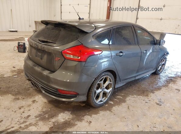 1FADP3L90HL283461 2017 FORD FOCUS ST Черный Задняя правая четверть