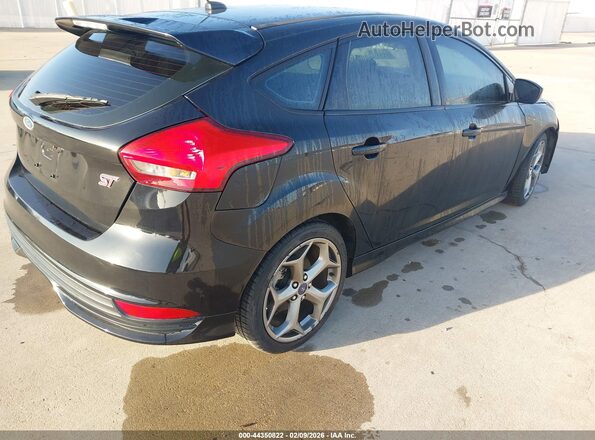 1FADP3L90HL290183 2017 FORD FOCUS ST Черный Задняя правая четверть