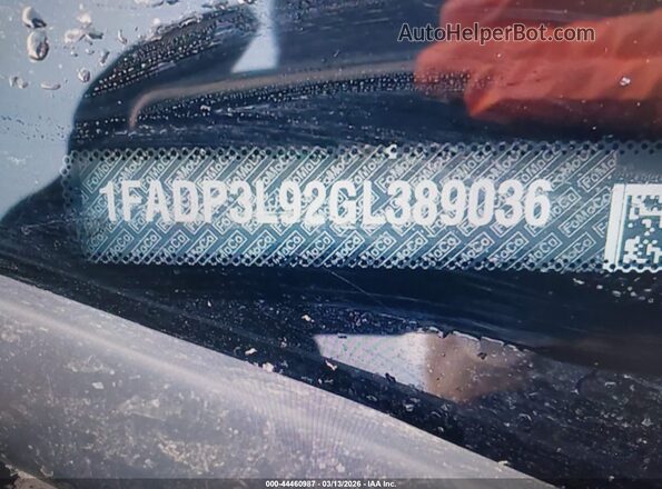 1FADP3L92GL389036 2016 FORD FOCUS ST Черный Вид подкапотного пространства
