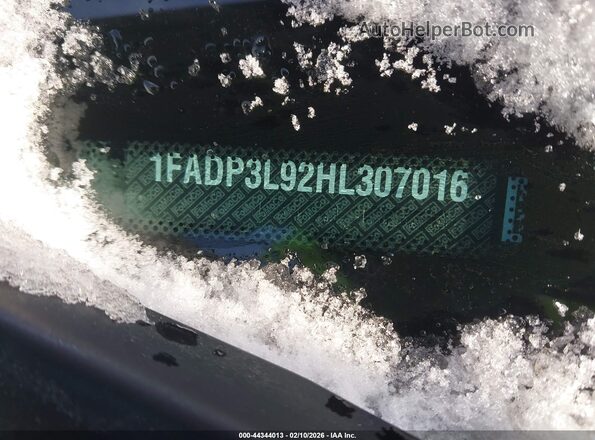 1FADP3L92HL307016 2017 FORD FOCUS ST Black Widok komory silnika