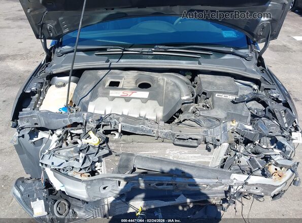 1FADP3L92JL289588 2018 FORD FOCUS ST Серый Вид сзади