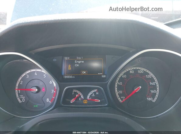 1FADP3L92JL289588 2018 FORD FOCUS ST Серый Вид задних сидений