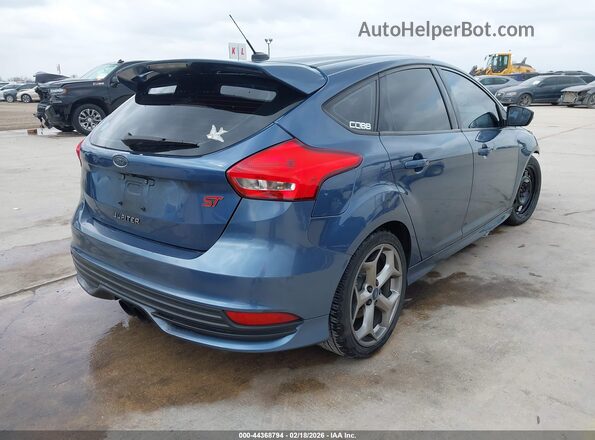 1FADP3L92JL289672 2018 FORD FOCUS ST Синий Задняя правая четверть