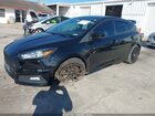 2018 Ford Focus St   Черный vin: 1FADP3L96JL220614