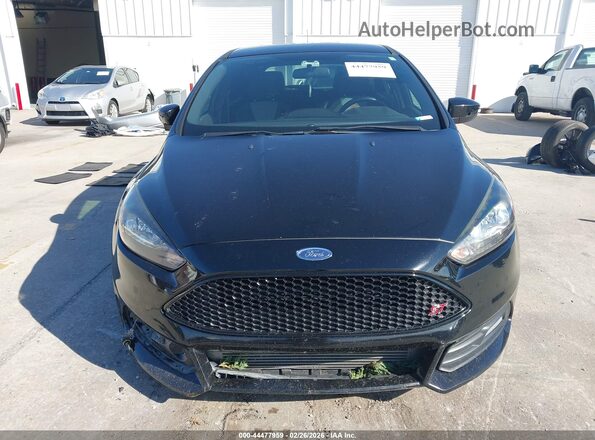 1FADP3L96JL220614 2018 FORD FOCUS ST Черный Вид задней части салона