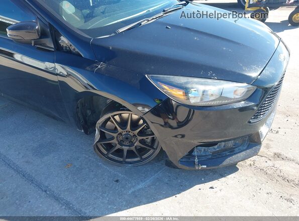 1FADP3L96JL220614 2018 FORD FOCUS ST Черный Вид спереди