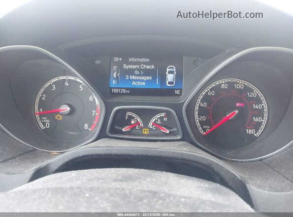 1FADP3L9XGL266620 2016 FORD FOCUS ST Черный Вид задних сидений