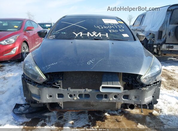 1FADP3L9XJL247265 2018 FORD FOCUS ST Gray Widok z przodu
