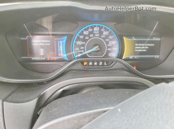 1FADP3R49HL314735 2017 FORD FOCUS White Вид щитка приладів