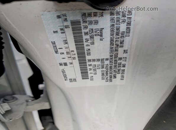 1FADP3R49HL314735 2017 FORD FOCUS White Вид підкапотного простору
