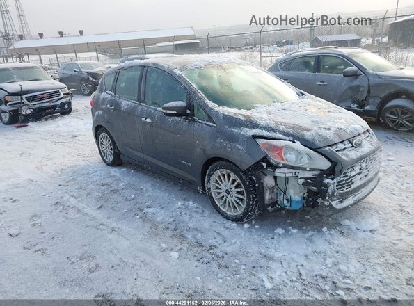 1FADP5AU9GL107316 2016 FORD C-MAX HYBRID Серый Передняя правая четверть