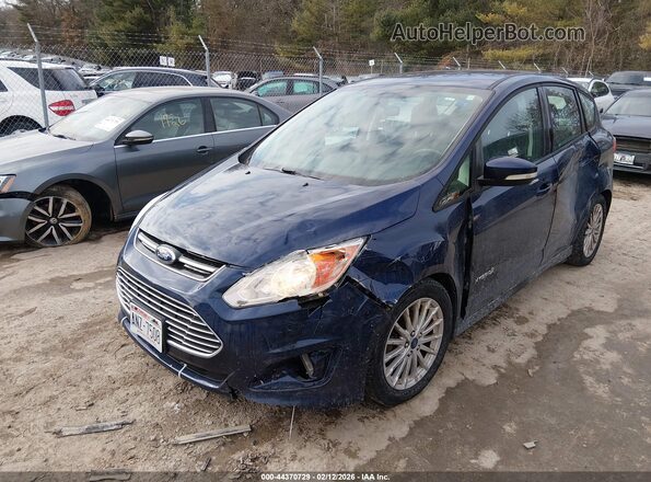 1FADP5AUXGL109088 2016 FORD C-MAX HYBRID Синий Передняя левая четверть
