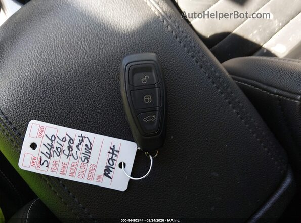 1FADP5BU7GL106390 2016 FORD C-MAX HYBRID Серебряный Вид панели приборов