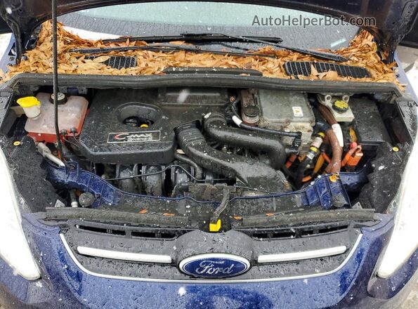 1FADP5CU1GL117450 2016 FORD C-MAX Blue Widok komory silnika