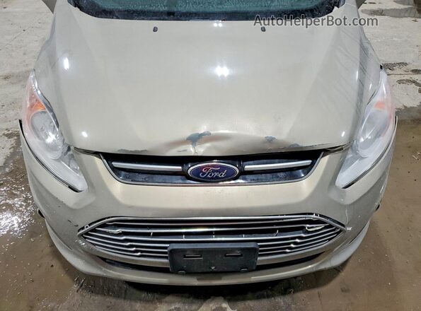 1FADP5CU2GL104206 2016 FORD C-MAX Золотой Вид задней части салона