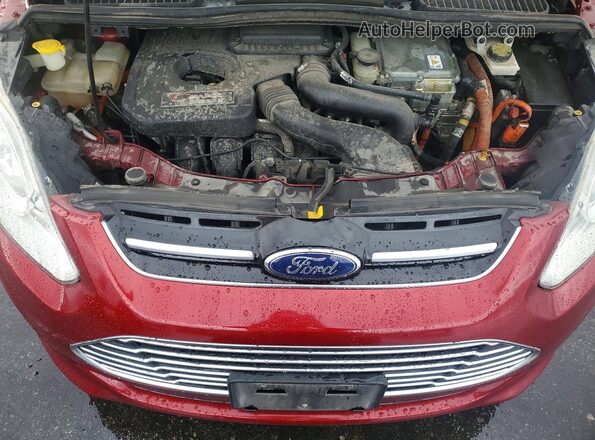 1FADP5CU4GL101954 2016 FORD C-MAX Красный Вид задней части салона
