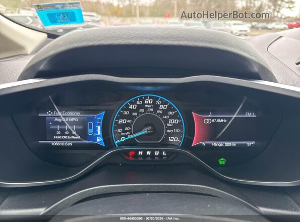 1FADP5CU6GL107173 2016 FORD C-MAX ENERGI Gray Widok tylnych siedzeń