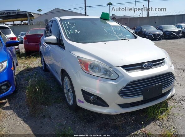 1FADP5CU7GL103228 2016 FORD C-MAX ENERGI Белый Передняя правая четверть
