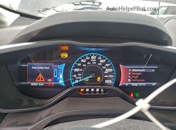 1FADP5CU8GL111757 2016 FORD C-MAX Угольный Вид щитка приборов