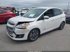 2017 Ford C-max Hybrid Titanium White vin: 1FADP5DU0HL112305
