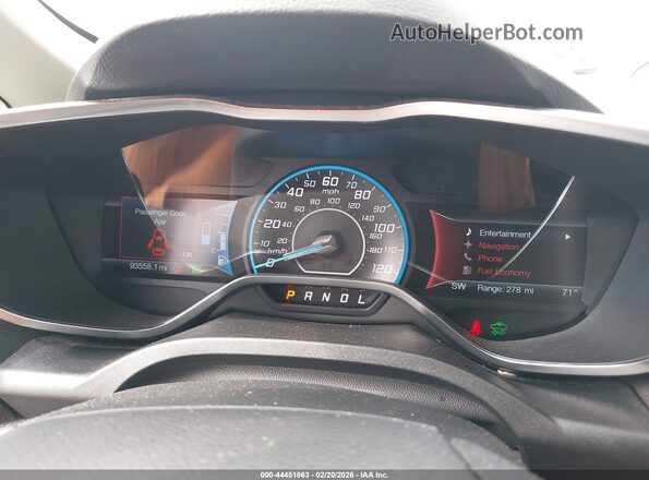 1FADP5DU0HL112305 2017 FORD C-MAX HYBRID White Widok tylnych siedzeń
