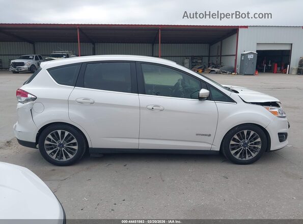 1FADP5DU0HL112305 2017 FORD C-MAX HYBRID White Widok wnętrza z tyłu