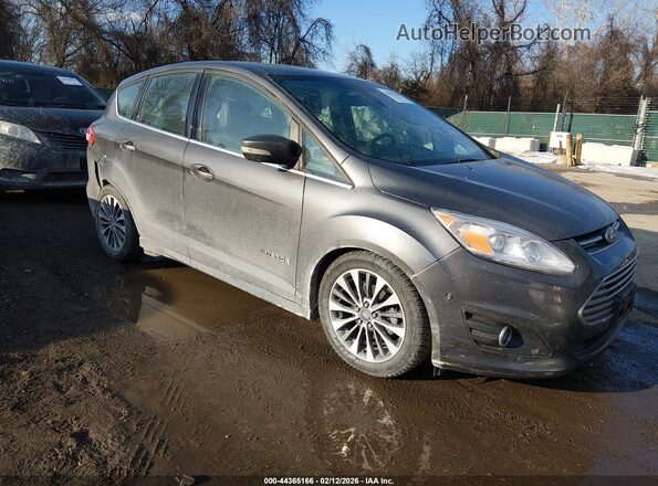 1FADP5DU3HL113674 2017 FORD C-MAX HYBRID Gray Delantero derecho