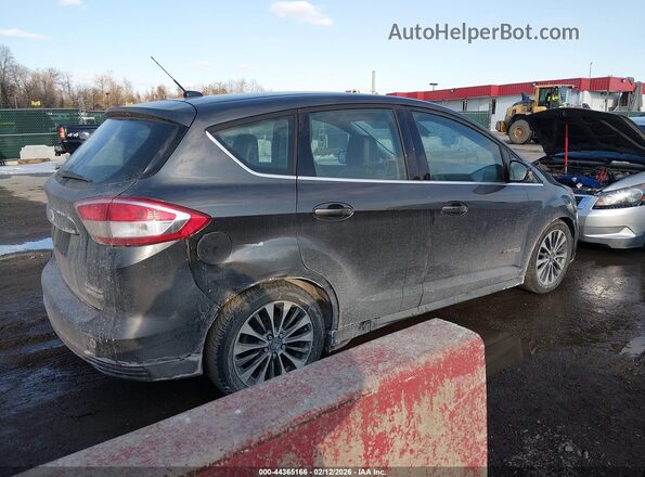 1FADP5DU3HL113674 2017 FORD C-MAX HYBRID Gray Trasero derecho