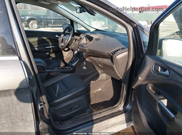 1FADP5DU3HL113674 2017 FORD C-MAX HYBRID Gray Vista interior delantera