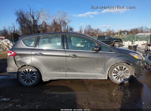 1FADP5DU3HL113674 2017 FORD C-MAX HYBRID Gray Vista interior trasera