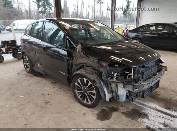 1FADP5DU4HL117328 2017 FORD C-MAX HYBRID Черный Передняя правая четверть