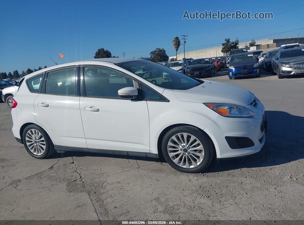 1FADP5EU1HL112554 2017 FORD C-MAX ENERGI Белый Вид задней части салона