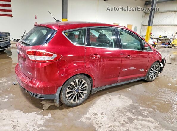 1FADP5FU3HL104714 2017 FORD C-MAX Темно-бордовый Задняя правая четверть