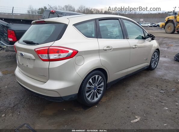 1FADP5FU7HL110693 2017 FORD C-MAX ENERGI Желто-коричневый Задняя правая четверть