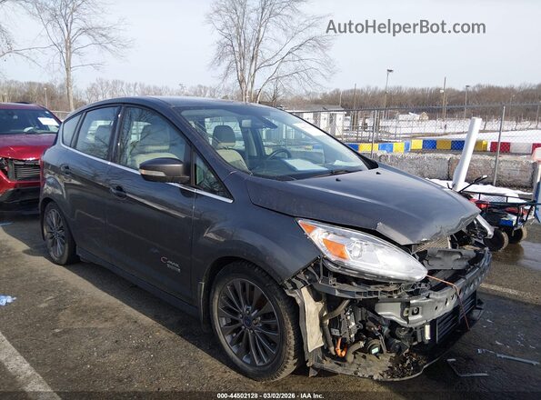 1FADP5FU9HL102255 2017 FORD C-MAX ENERGI Gray Przód prawy