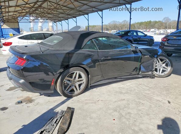1FAGP8FF9R5125461 2024 FORD MUSTANG Черный Задняя правая четверть