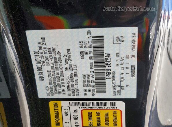 1FAGP8FF9R5125461 2024 FORD MUSTANG Черный Вид подкапотного пространства