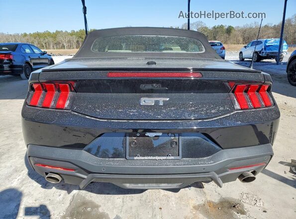 1FAGP8FF9R5125461 2024 FORD MUSTANG Черный Вид сзади