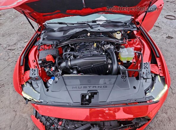 1FAGP8UH0T5107264 2026 FORD MUSTANG Красный Вид задней части салона