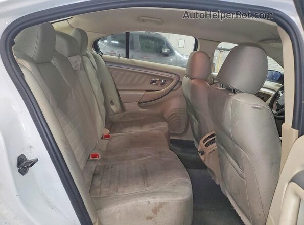 1FAHP2D80KG106376 2019 FORD TAURUS Белый Вид задних сидений