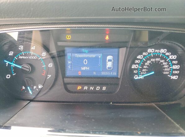 1FAHP2D85GG131880 2016 FORD TAURUS Черный Вид щитка приборов