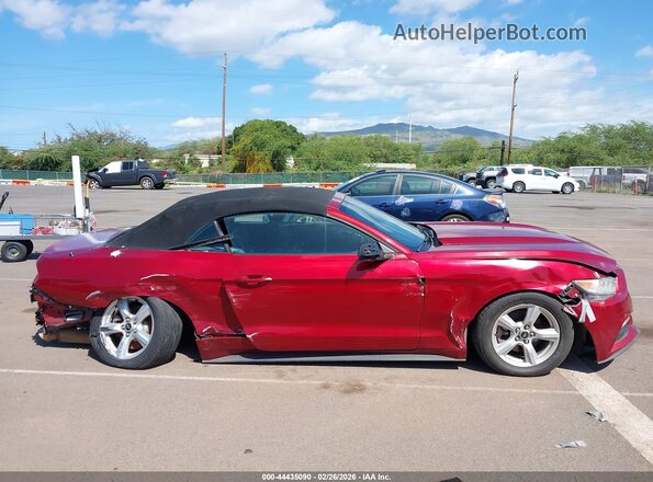 1FATP8EM5G5246970 2016 FORD MUSTANG Красный Вид задней части салона