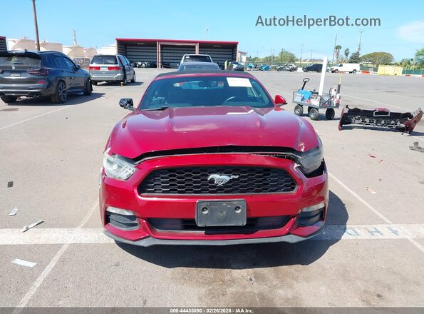 1FATP8EM5G5246970 2016 FORD MUSTANG Красный Вид спереди