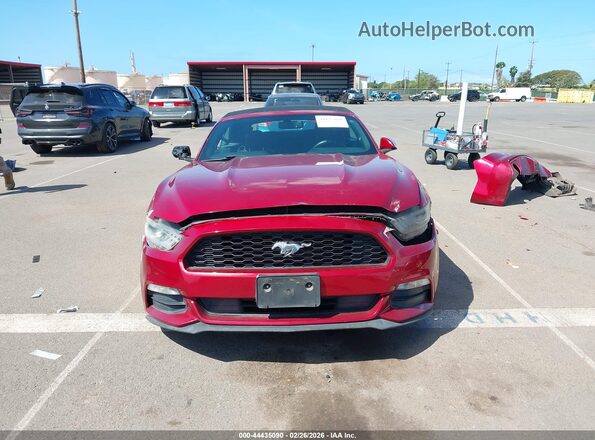 1FATP8EM5G5246970 2016 FORD MUSTANG Красный Вид щитка приборов