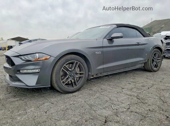 1FATP8FF9K5171876 2019 FORD MUSTANG Gray Przód lewy