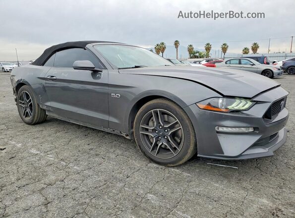 1FATP8FF9K5171876 2019 FORD MUSTANG Gray Przód prawy