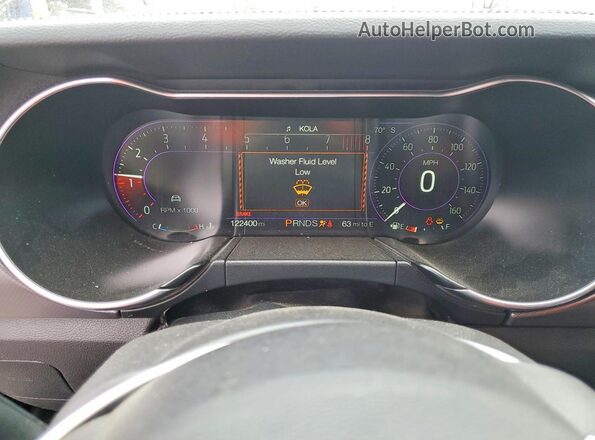 1FATP8FF9K5171876 2019 FORD MUSTANG Gray Widok zestawu wskaźników