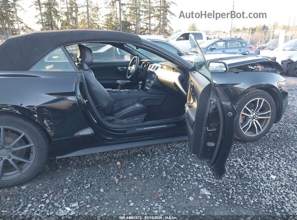 1FATP8UH2H5267474 2017 FORD MUSTANG Black Widok wnętrza z przodu