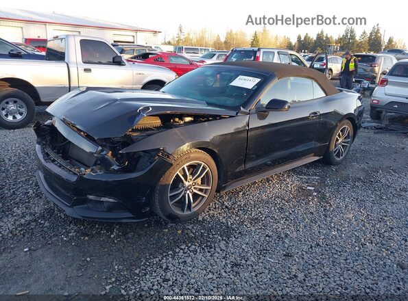 1FATP8UH2H5267474 2017 FORD MUSTANG Black Przód lewy
